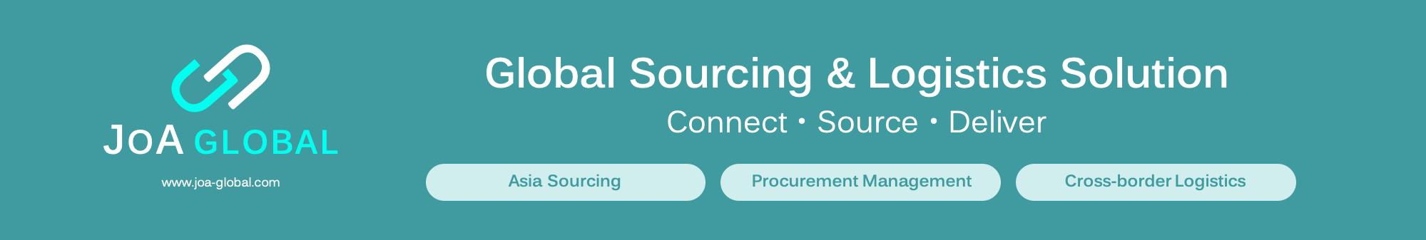 JoA Global Logistics Banner